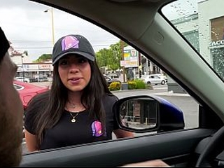 I Pick up Big Booty Slut Taco Bell Worker and Fuck Her in my Car! Melztube, Steve Rickz