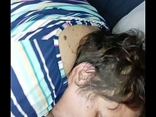 Stepmom gives step son blowjob Good sucking session
