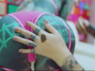 Hot Pink Lingerie Girl Girl Anal Dildo Session
