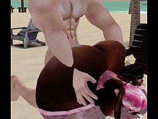 Sexo con nalgona en imvu