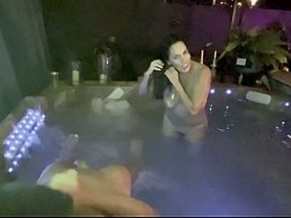 Steamy Hot Tub Sex With Abi James
